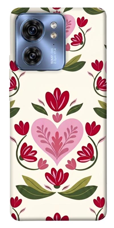 Чехол itsPrint Квіткова любов для Motorola Edge 40, love ukraine, купить оптом с доставкой