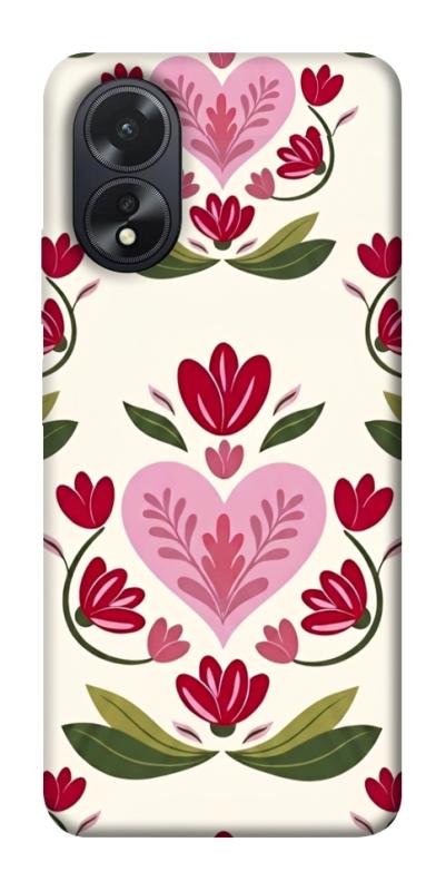 Чехол itsPrint Квіткова любов для Oppo A38, love ukraine, купить оптом с доставкой