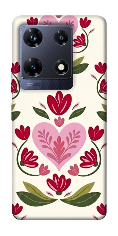 Чехол itsPrint Квіткова любов для Infinix Note 30 Pro, love ukraine, купить оптом с доставкой