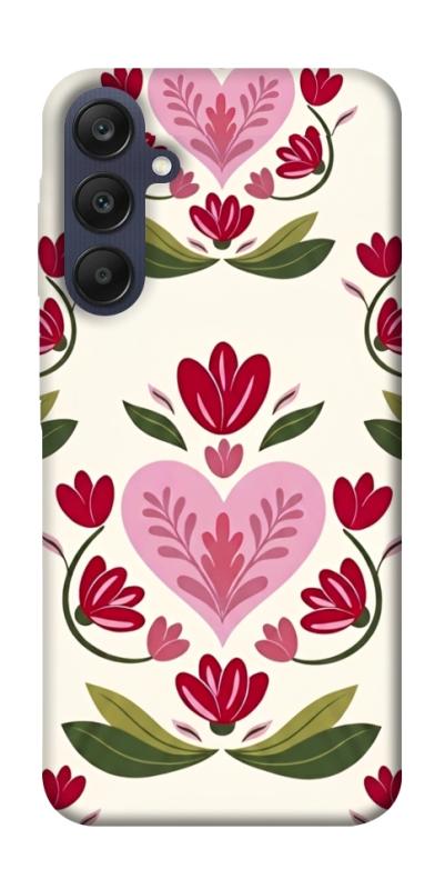 Чохол itsPrint Квіткова любов для Samsung Galaxy A25 5G, love ukraine, купити оптом з доставкою