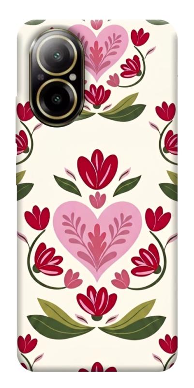 Чехол itsPrint Квіткова любов для Realme C67 4G, love ukraine, купить оптом с доставкой