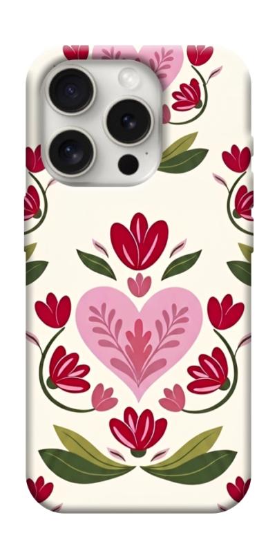 Чехол itsPrint Квіткова любов для Apple iPhone 16 Pro Max (6.9"), love ukraine, купить оптом с доставкой