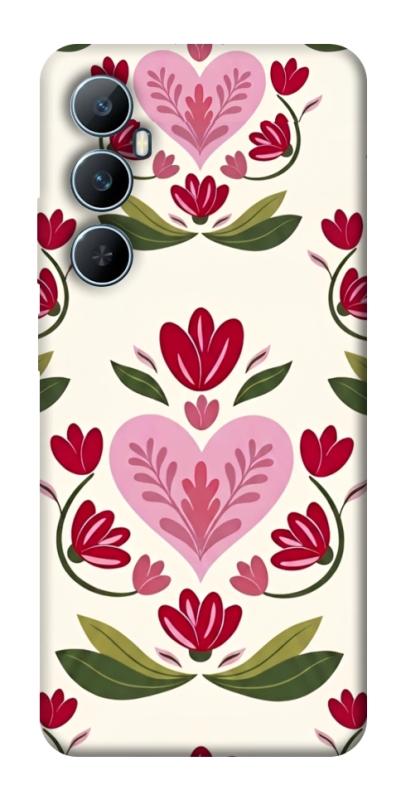 Чехол itsPrint Квіткова любов для Realme C65 4G, love ukraine, купить оптом с доставкой