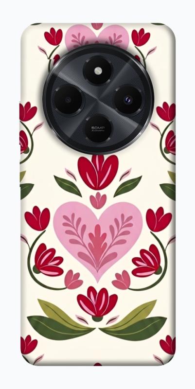 Чохол itsPrint Квіткова любов для Xiaomi Redmi 14C / Poco C75, love ukraine, купити оптом з доставкою