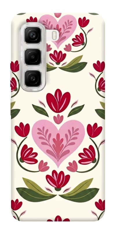 Чехол itsPrint Квіткова любов для Infinix Hot 50 4G, love ukraine, купить оптом с доставкой