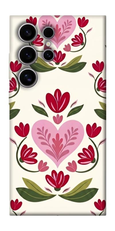 Чохол itsPrint Квіткова любов для Samsung Galaxy S25 Ultra, love ukraine, купити оптом з доставкою