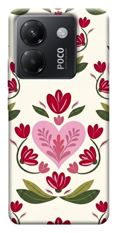 Чехол itsPrint Квіткова любов для Xiaomi Poco M7 Pro 5G, love ukraine, купить оптом с доставкой