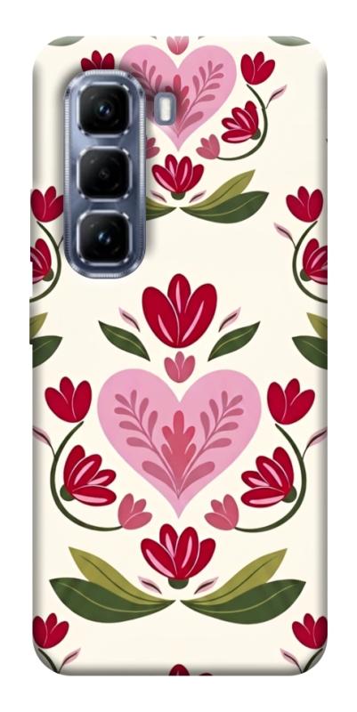 Чехол itsPrint Квіткова любов для Infinix Hot 50 Pro, love ukraine, купить оптом с доставкой