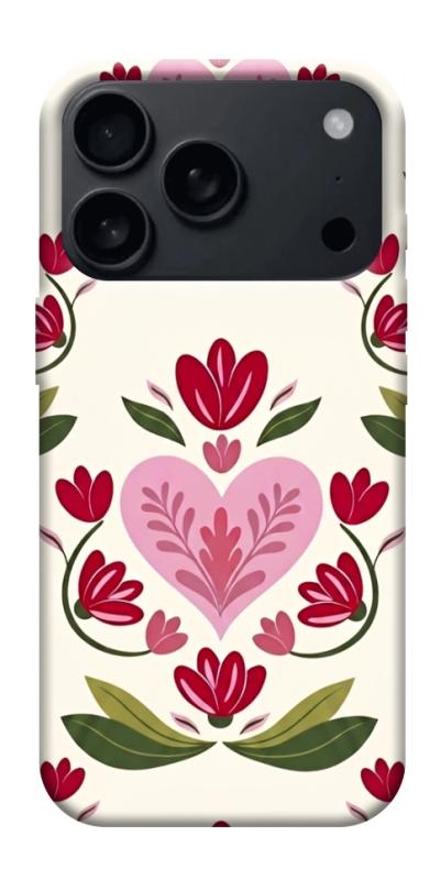 Чехол itsPrint Квіткова любов для Apple iPhone 17 Pro (6.3"), love ukraine, купить оптом с доставкой
