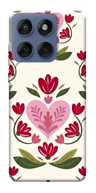 Чехол itsPrint Квіткова любов для Motorola Edge 60 Fusion, love ukraine, купить оптом с доставкой