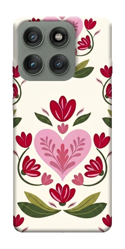Чехол itsPrint Квіткова любов для Motorola Edge 60 Pro, love ukraine, купить оптом с доставкой
