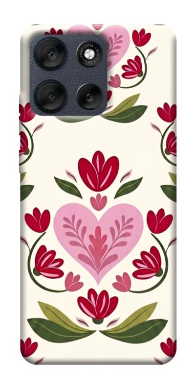 Чехол itsPrint Квіткова любов для Motorola Moto G56 5G, love ukraine, купить оптом с доставкой