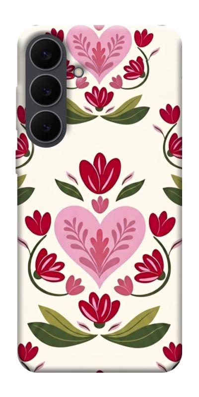 Чохол itsPrint Квіткова любов для Samsung Galaxy S25 FE, love ukraine, купити оптом з доставкою