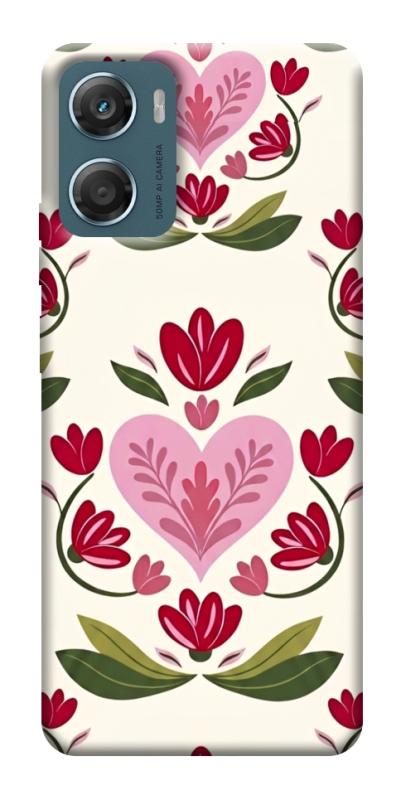 Чехол itsPrint Квіткова любов для Motorola Moto G06, love ukraine, купить оптом с доставкой