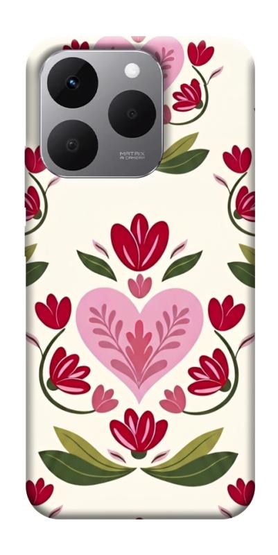 Чехол itsPrint Квіткова любов для Realme 15T, love ukraine, купить оптом с доставкой
