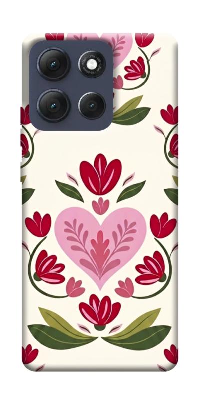 Чехол itsPrint Квіткова любов для Motorola Moto G86 Power, love ukraine, купить оптом с доставкой
