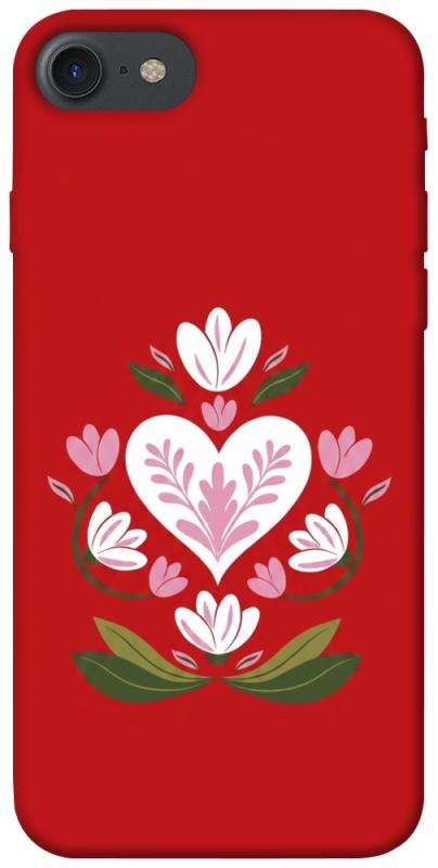Чехол itsPrint Квітуче серце для Apple iPhone 7 / 8 (4.7"), love ukraine, купить оптом с доставкой