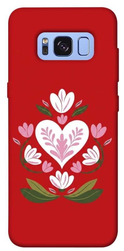 Чохол itsPrint Квітуче серце для Samsung G950 Galaxy S8, love ukraine, купити оптом з доставкою