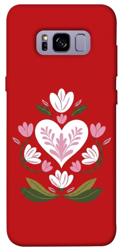 Чохол itsPrint Квітуче серце для Samsung G955 Galaxy S8 Plus, love ukraine, купити оптом з доставкою