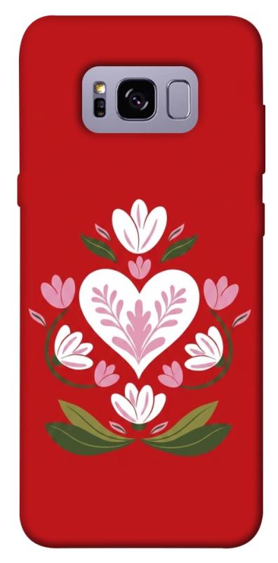 Чехол itsPrint Квітуче серце для Samsung G955 Galaxy S8 Plus, love ukraine, купить оптом с доставкой