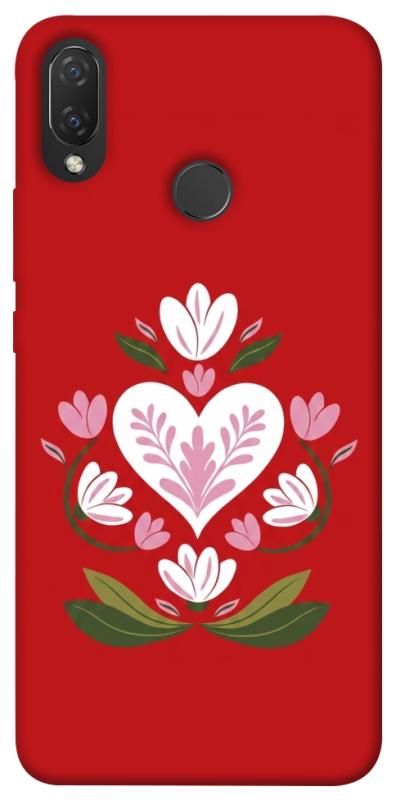 Чохол itsPrint Квітуче серце для Huawei P Smart+ (nova 3i), love ukraine, купити оптом з доставкою