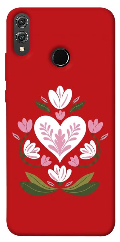 Чехол itsPrint Квітуче серце для Huawei Honor 8X, love ukraine, купить оптом с доставкой