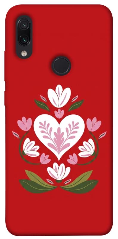 Чохол itsPrint Квітуче серце для Xiaomi Redmi Note 7 / Note 7 Pro / Note 7s, love ukraine, купити оптом з доставкою
