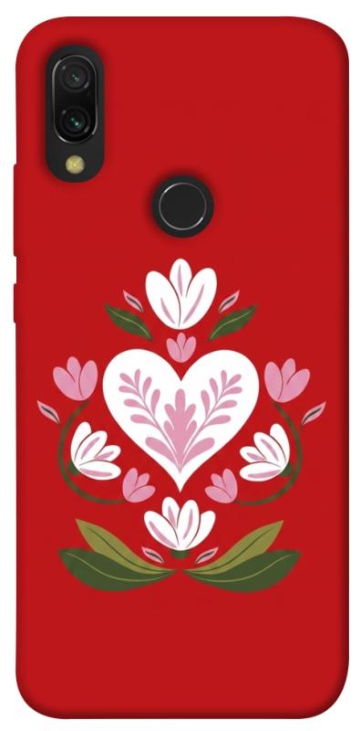 Чохол itsPrint Квітуче серце для Xiaomi Redmi 7, love ukraine, купити оптом з доставкою