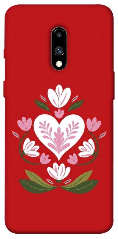 Чехол itsPrint Квітуче серце для OnePlus 7, love ukraine, купить оптом с доставкой