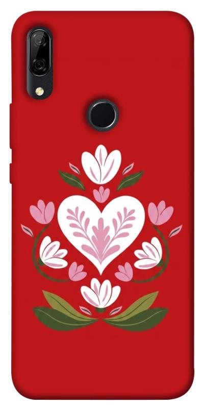 Чохол itsPrint Квітуче серце для Huawei P Smart Z, love ukraine, купити оптом з доставкою