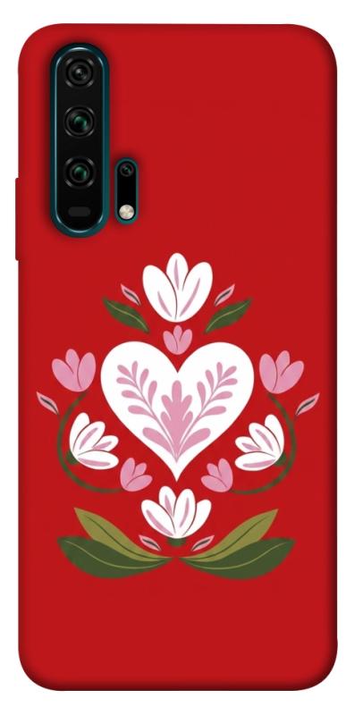 Чехол itsPrint Квітуче серце для Huawei Honor 20 Pro, love ukraine, купить оптом с доставкой