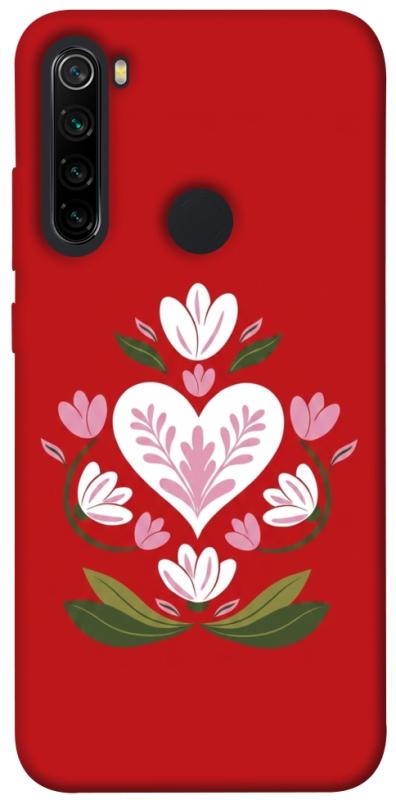 Чохол itsPrint Квітуче серце для Xiaomi Redmi Note 8, love ukraine, купити оптом з доставкою