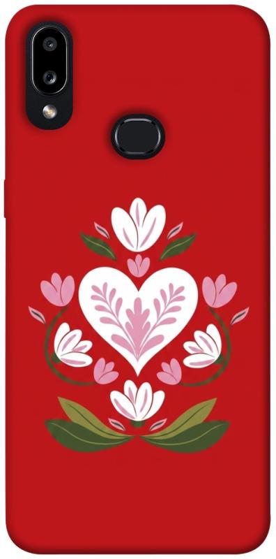 Чехол itsPrint Квітуче серце для Samsung Galaxy A10s, love ukraine, купить оптом с доставкой