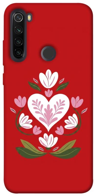 Чохол itsPrint Квітуче серце для Xiaomi Redmi Note 8T, love ukraine, купити оптом з доставкою