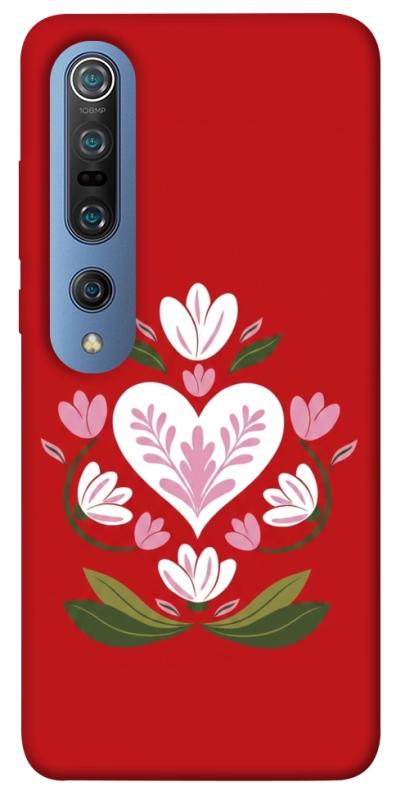 Чохол itsPrint Квітуче серце для Xiaomi Mi 10 / Mi 10 Pro, love ukraine, купити оптом з доставкою