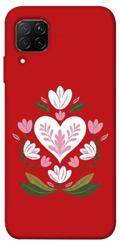 Чехол itsPrint Квітуче серце для Huawei P40 Lite, love ukraine, купить оптом с доставкой