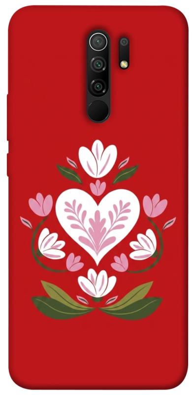 Чехол itsPrint Квітуче серце для Xiaomi Redmi 9, love ukraine, купить оптом с доставкой