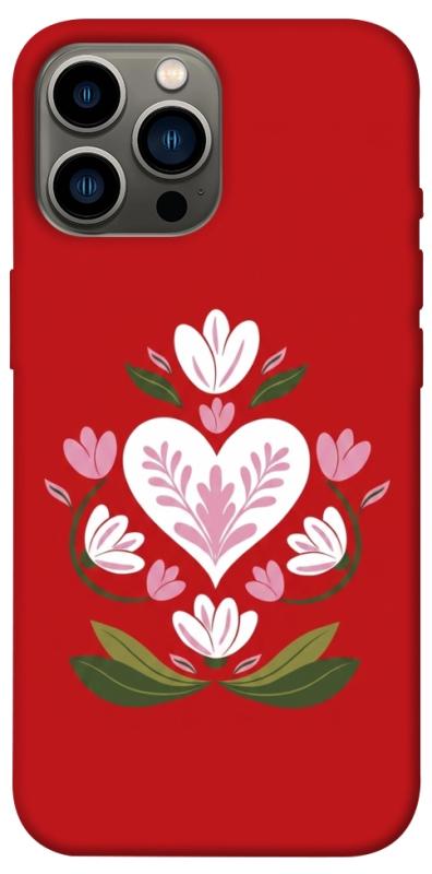 Чехол itsPrint Квітуче серце для Apple iPhone 12 Pro Max (6.7"), love ukraine, купить оптом с доставкой