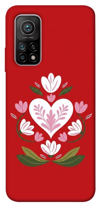 Чехол itsPrint Квітуче серце для Xiaomi Mi 10T, love ukraine, купить оптом с доставкой