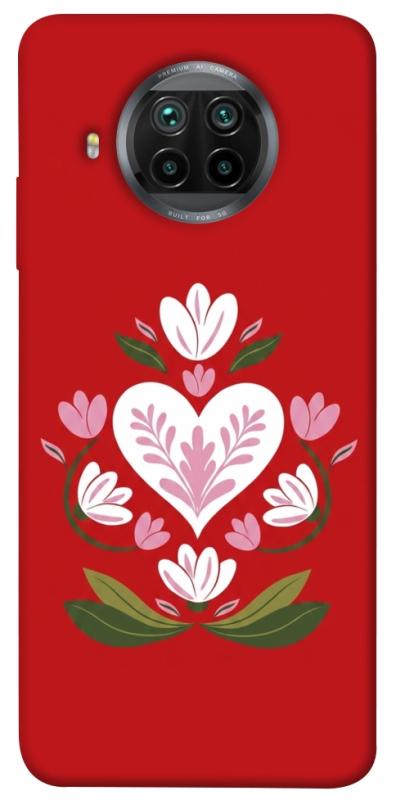 Чехол itsPrint Квітуче серце для Xiaomi Mi 10T Lite / Redmi Note 9 Pro 5G, love ukraine, купить оптом с доставкой