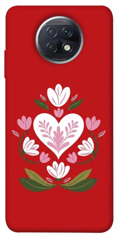 Чехол itsPrint Квітуче серце для Xiaomi Redmi Note 9 5G / Note 9T, love ukraine, купить оптом с доставкой
