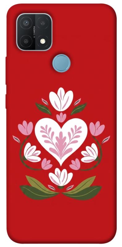 Чехол itsPrint Квітуче серце для Oppo A15s / A15, love ukraine, купить оптом с доставкой