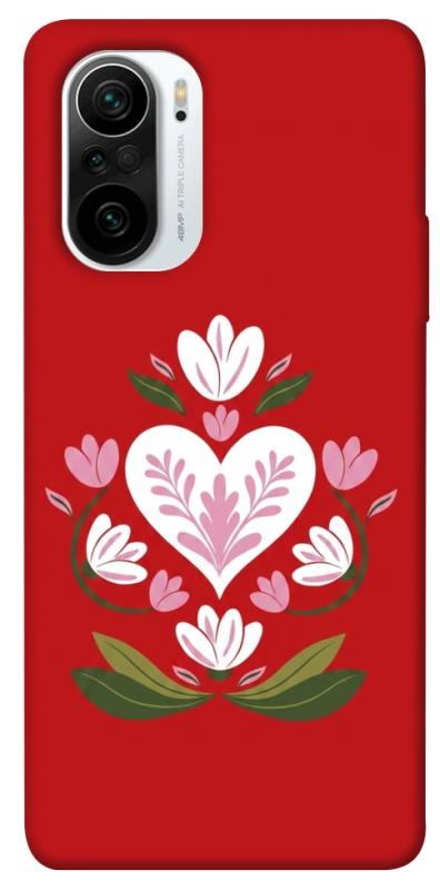Чехол itsPrint Квітуче серце для Xiaomi Redmi K40 / K40 Pro / K40 Pro+ / Poco F3, love ukraine, купить оптом с доставкой