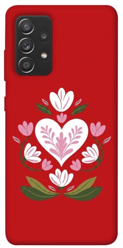 Чехол itsPrint Квітуче серце для Samsung Galaxy A72 4G / A72 5G, love ukraine, купить оптом с доставкой