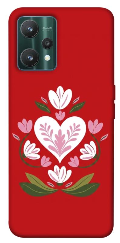 Чехол itsPrint Квітуче серце для Realme 9 Pro, love ukraine, купить оптом с доставкой