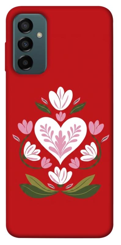 Чохол itsPrint Квітуче серце для Samsung Galaxy M23 5G, love ukraine, купити оптом з доставкою