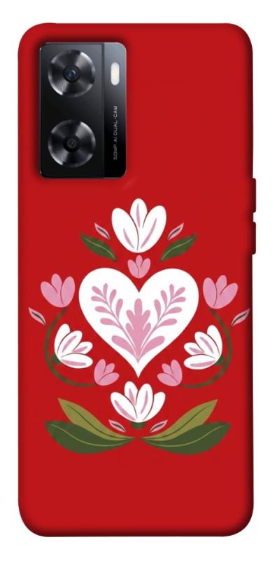 Чохол itsPrint Квітуче серце для OnePlus Nord N20 SE, love ukraine, купити оптом з доставкою
