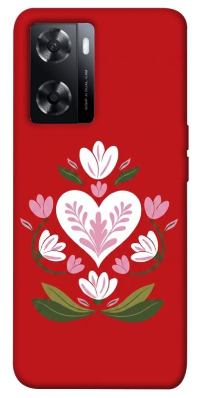 Чехол itsPrint Квітуче серце для Oppo A57s, love ukraine, купить оптом с доставкой