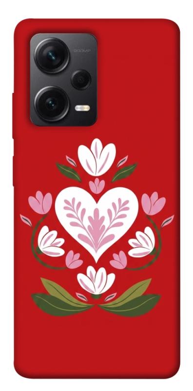 Чехол itsPrint Квітуче серце для Xiaomi Redmi Note 12 Pro+ 5G, love ukraine, купить оптом с доставкой