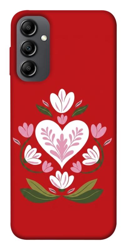 Чехол itsPrint Квітуче серце для Samsung Galaxy A14 4G/5G, love ukraine, купить оптом с доставкой